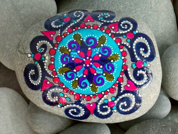 Shift in Consciousness / Painted Rock / Sandi Pike Foundas / Cape Cod
