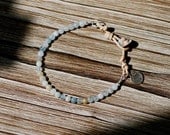 yoga bracelet. lotus charm bracelet in aquamarine. leather. blue. silver bracelet. artisan. handmade jewelry. spiritual jewelry