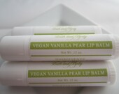 Vegan Lip Balm Vanilla Pear