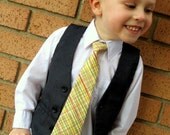 36 Kid Neck Ties- Baby Boy, Toddler & Child (Spring, Easter Orange, Yellow, Green Stripes, Damask, Green, Blue, Red, Paisley) Photo Prop