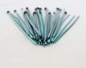 Blue Knitting Needles Assorted Old Plastic / Celluloid - BlueyLovesCocoa