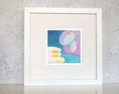 Modern art print - 4"x4" Glicee print from original oil painting - No.18
