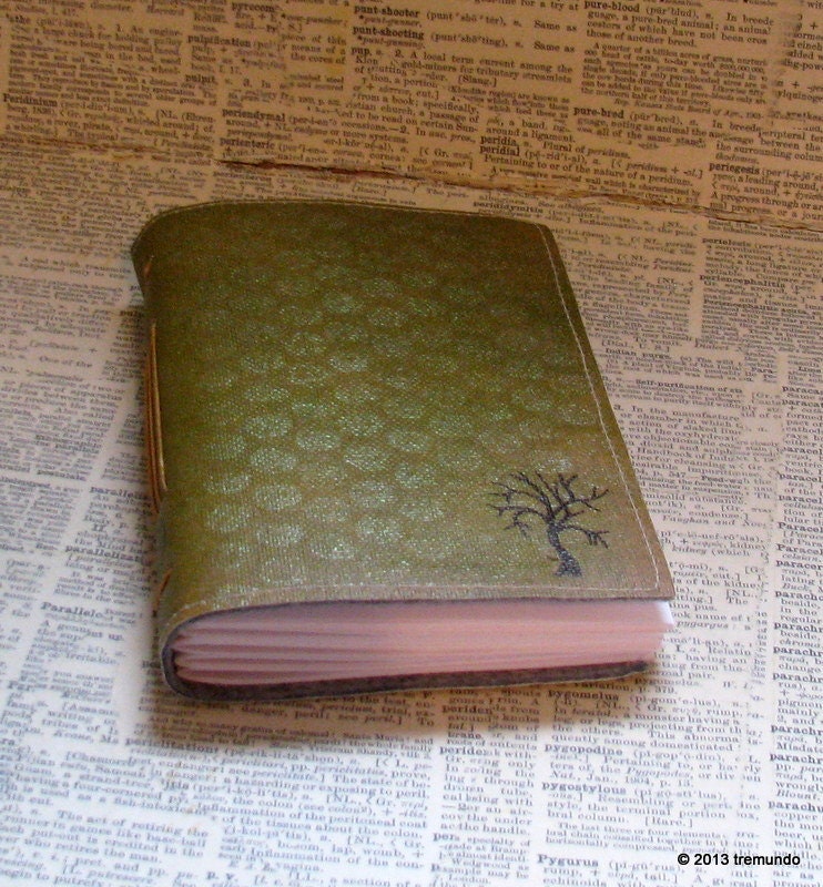 life's journey blank tri fold journal by BlueToad Journals of Tremundo