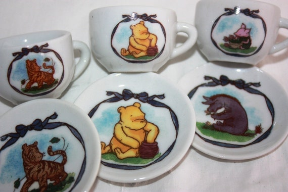 classic pooh tea set