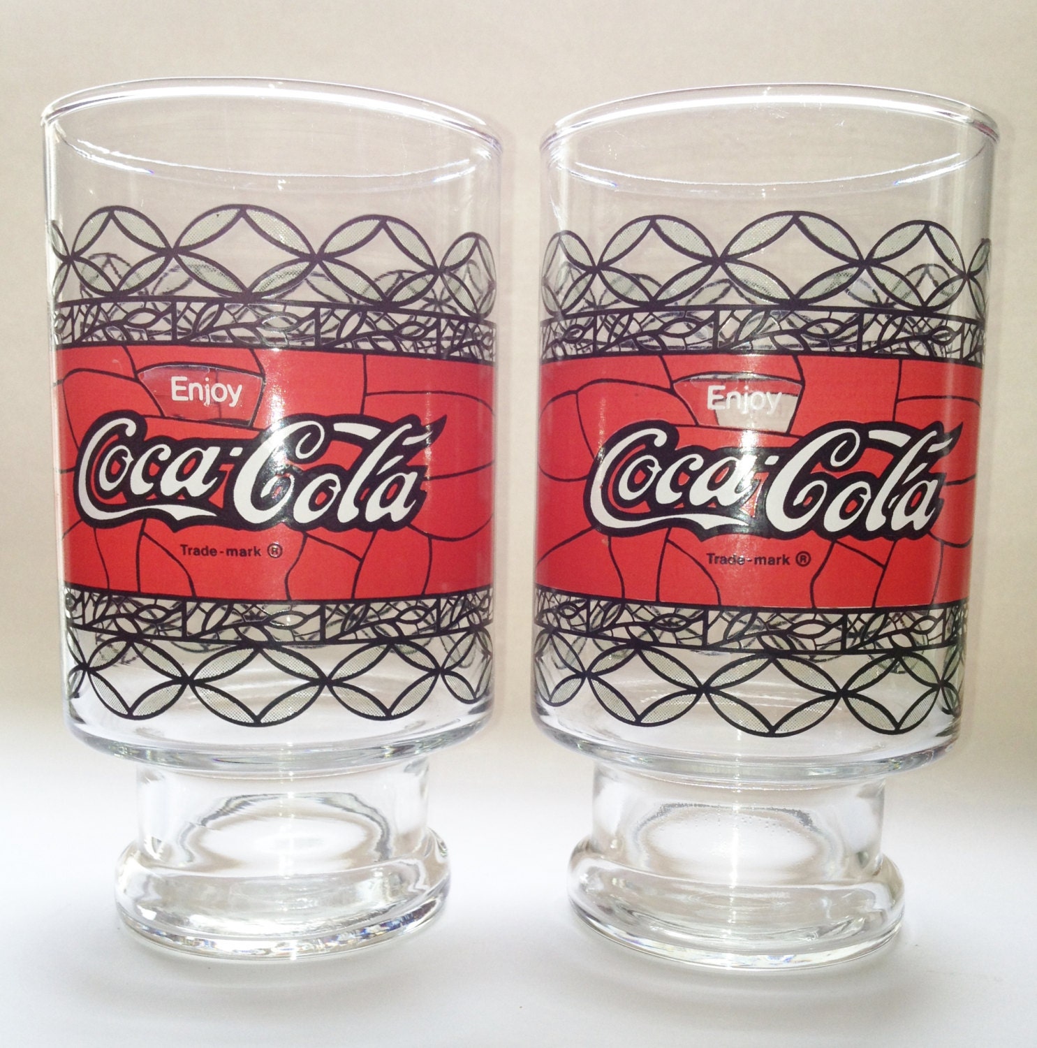 Vintage Coca Cola Glasses 53