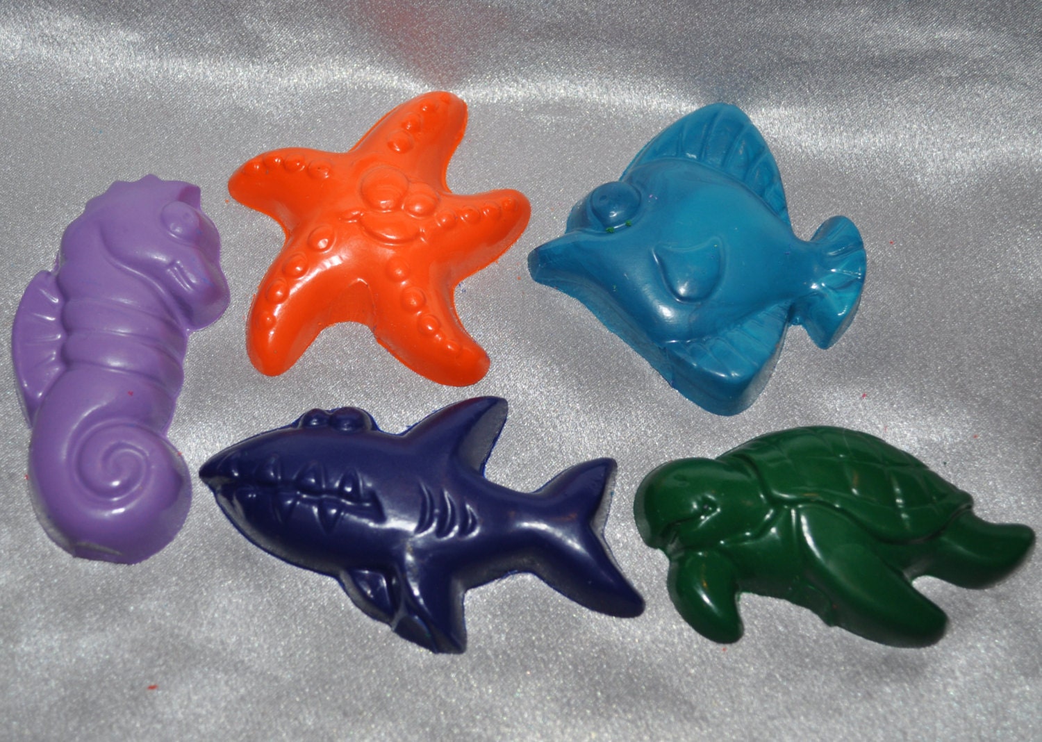 Recycled Crayons Sea Animals, Total of 5. Il_570xn