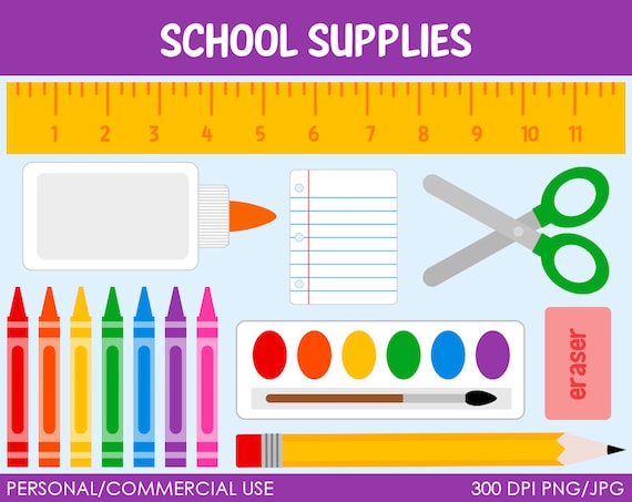 clipart for school supplies - photo #23