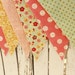 Flag Bunting Banners, Birthday Decorations, Bridal Shower, Wedding Decoration, Photo Props. 4.5 ft.