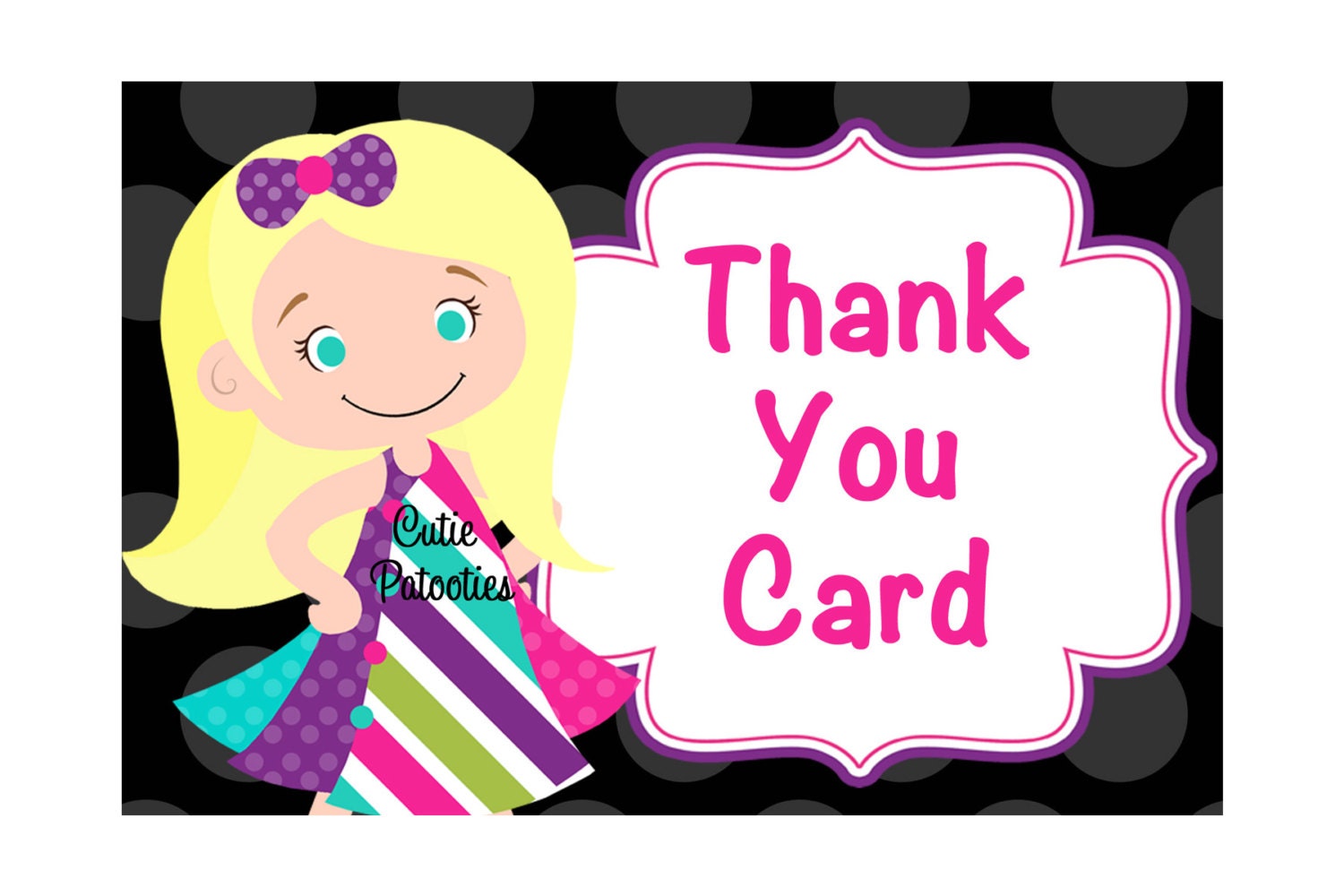 MADE TO MATCH Thank You Card - Print Your Own Il_570xn