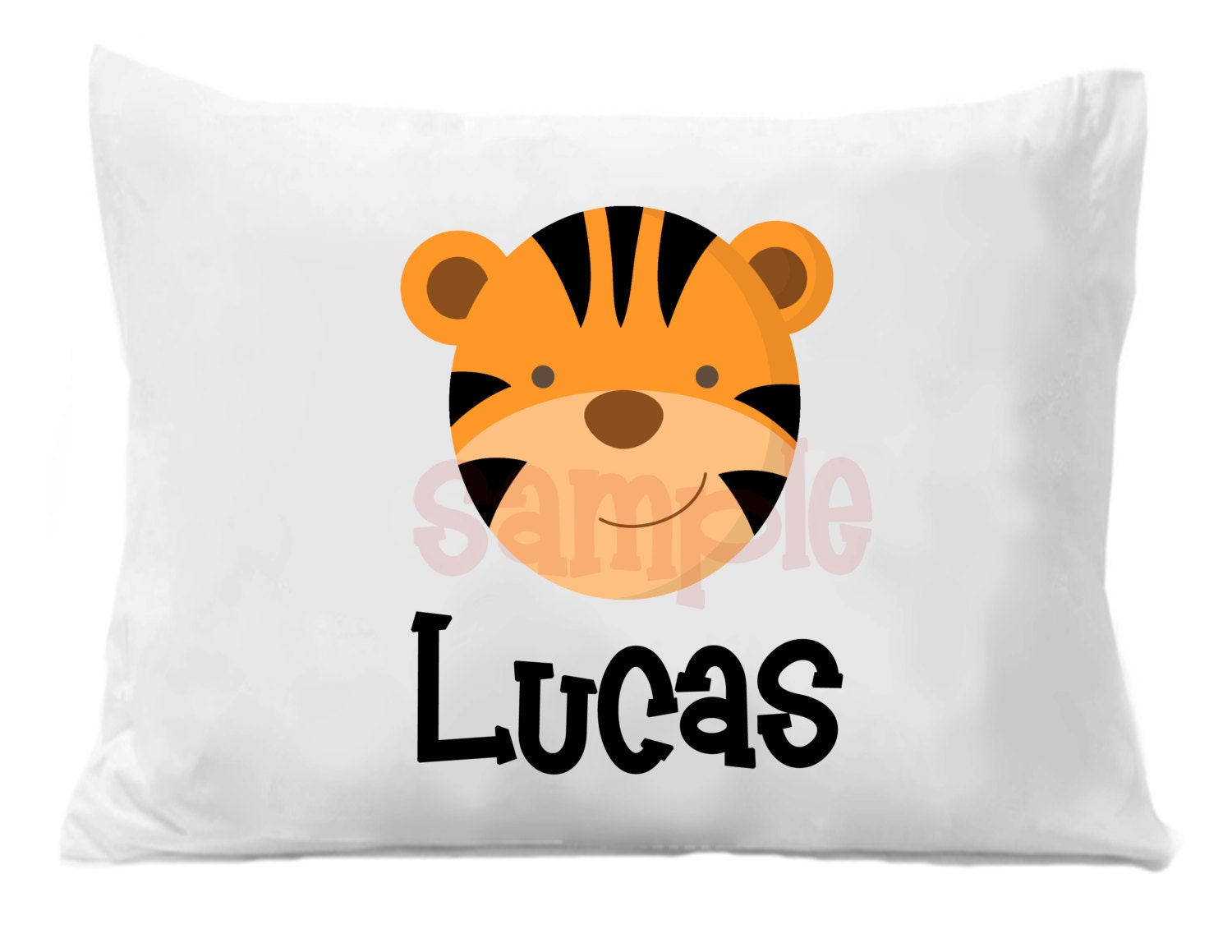 Tiger Personalized Pillow Case Il_570xn