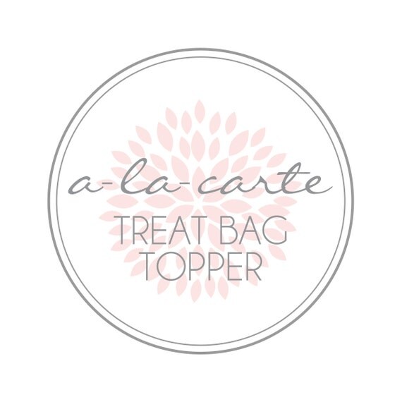 A-LA-CARTE - treat bag toppers - Petite Party Studio Il_570xn