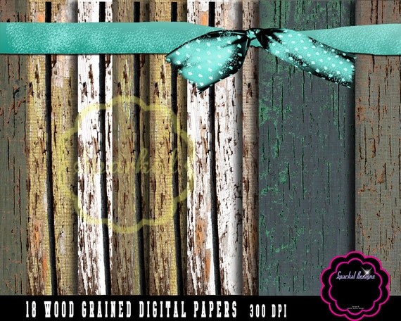 Grunge shabby Digital Paper Wood Grained Digital Paper Shabby Chic Photography Backgrounds Instant Download Scrapbooking paper Party Paper Il_570xn