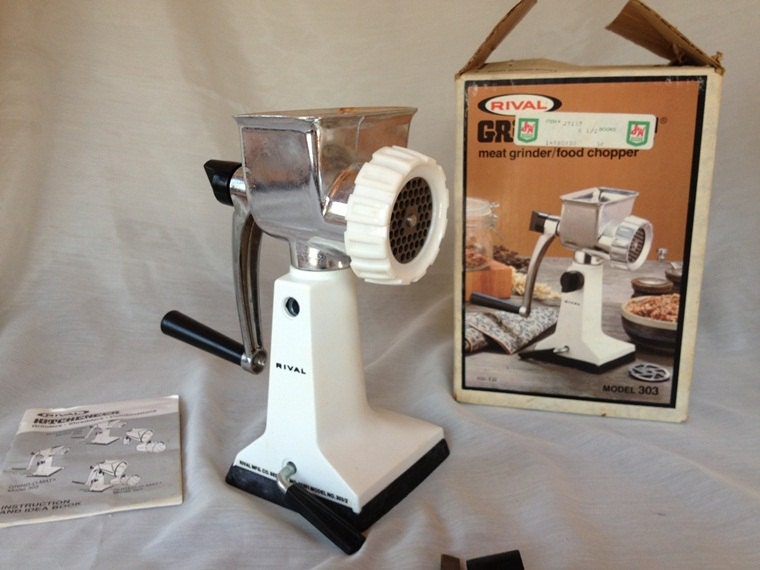 Meat Food Grinder Rival Grind O Mat Model 303 by wasminenowyours