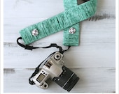 ruched camera strap cover - spearmint, friday flash sale - bluebirdchic