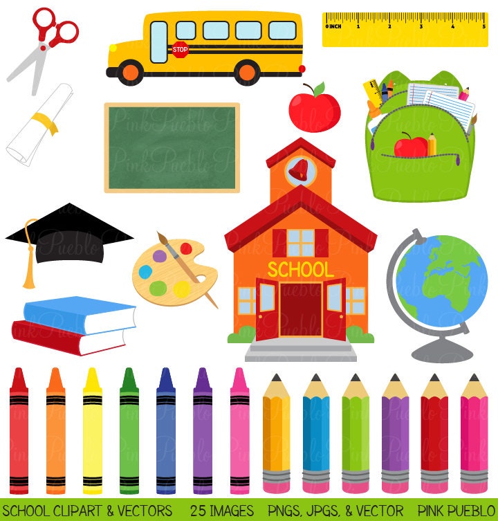 back to school vector clipart - photo #48