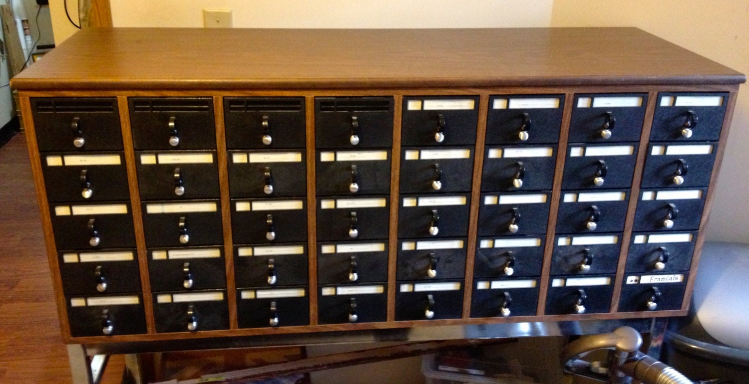 Vintage Library Card Catalog - Priced to Move - jacqui108