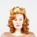 vintage 1950s hat / floral pillbox / Hollywood