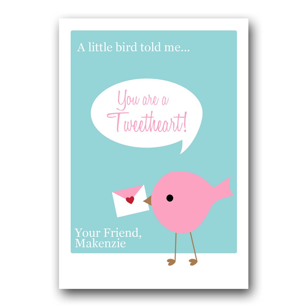 Printable Little Bird Valentine Il_570xn