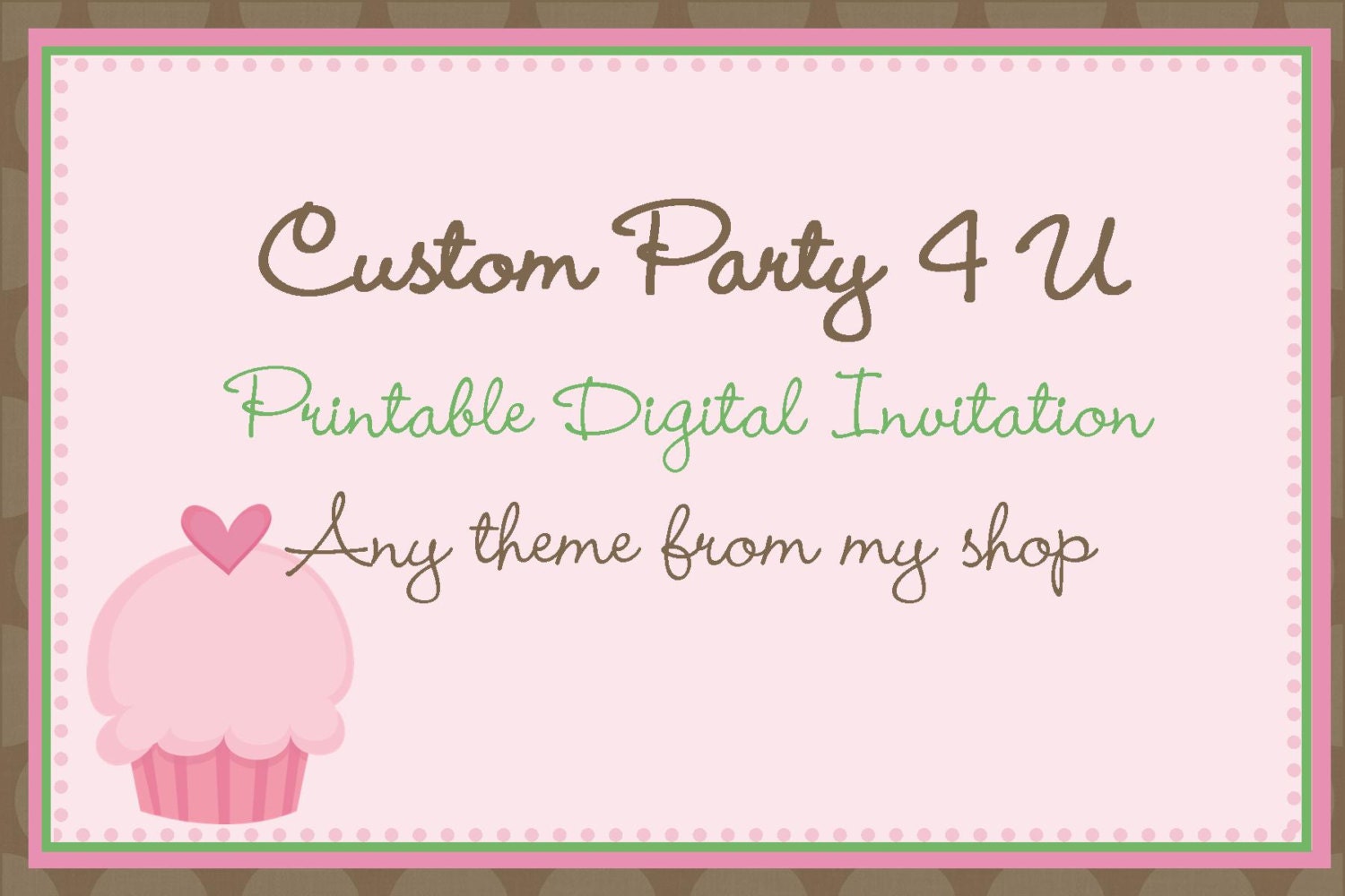 Digital Invitations- ANY THEME from my shop- Il_570xn
