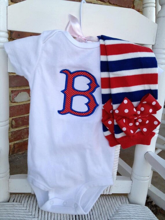 Boston Red Sox outfit for baby boy or girl by