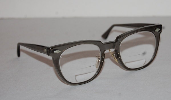 Vintage 40s Horn Rimmed Safety Glasses Classic By Waikikikitsch 4452