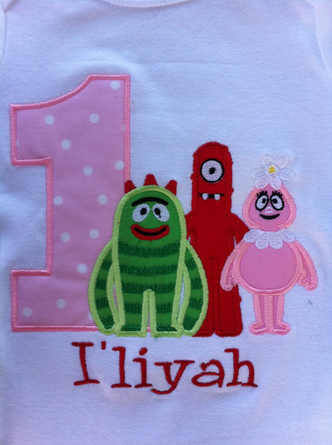 Yo Gabba Gabba Birthday Shirt - Personalized - Toddler Birthday Shirt - All Numbers Available - Muno - Foofa -  Brobee