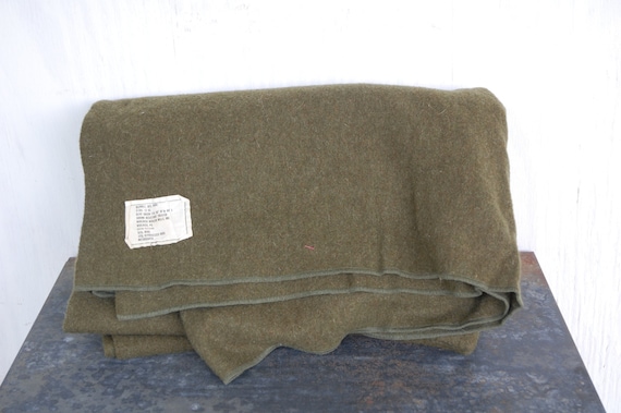 Vintage Army Blanket US by cheryl12108 on Etsy