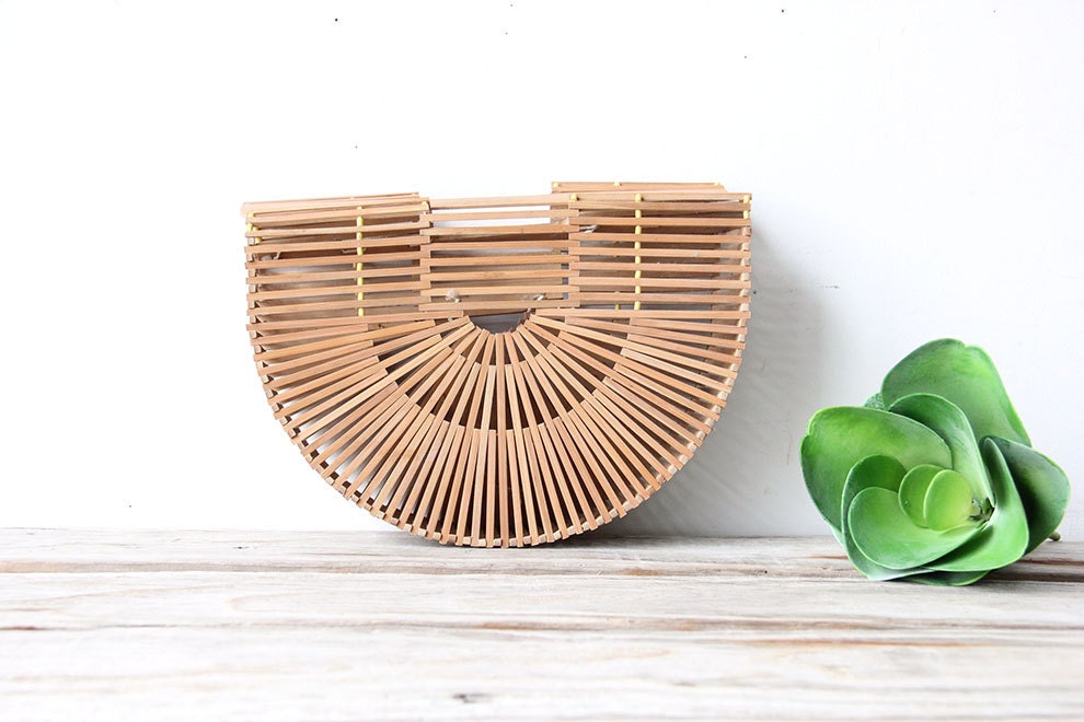 Bamboo Cage Purse - OceanSwept