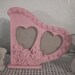 Valentines Day Gift Pink Shabby Chic Heart Picture Frame Paris French Country Farmhouse Home Decor Romantic For Her Wedding Decoration