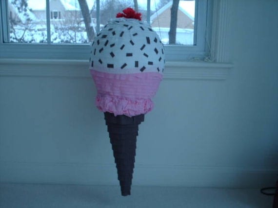 Ice Cream Cone Party Pinata Il_570xn