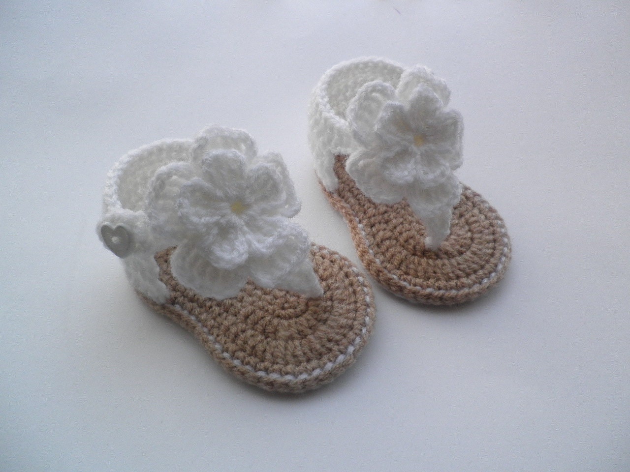 Crochet baby sandals baby gladiator sandals baby by 