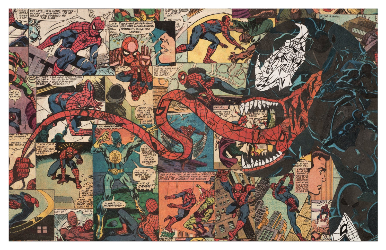 Marvel/D.C Comic Themed Collages By Mike Alcantara Diabolical Rabbit