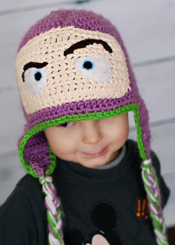 To Infinity and Beyond-Buzz Lightyear Crochet Hat by swachica