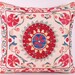 Throw pillow cover 16x16 suzani Pillow - hand embroidered ssp106-1