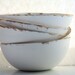 English fine bone china bowl with real gold