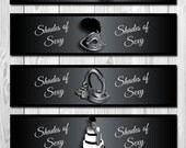 Water Bottle Labels - Shades of Sexy Theme - DIY - Printable Il_170x135