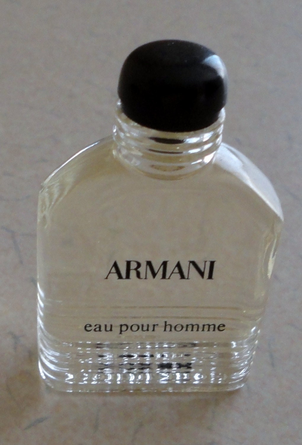 Vintage Armani Men's Miniature Cologne Glass Bottle by Treazurzs