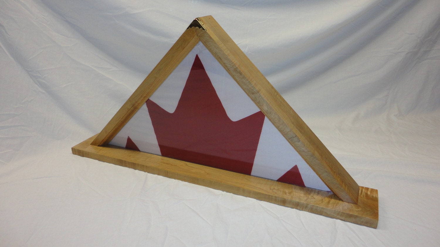 Triangle Flag Shadow Box by Wood2things on Etsy