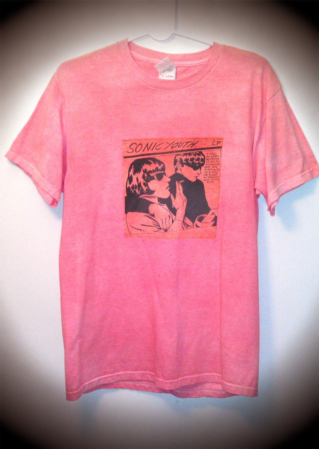 Sonic Youth Pink Vintage band Album T-shirt