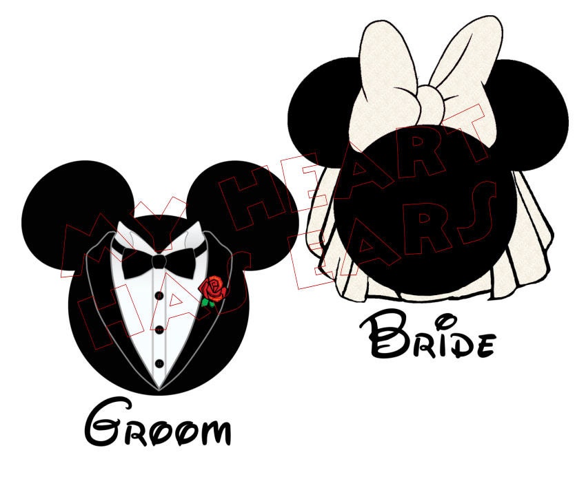 mickey mouse wedding clipart - photo #15