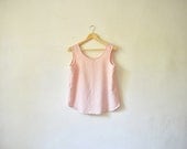 Vintage 1990's Pastel Pink Tank Top (S/M) - LarkspurShoppe