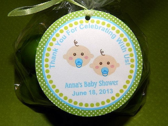 Twin Baby Shower Twin Baby Shower Favor Twin by APartyWithPaper