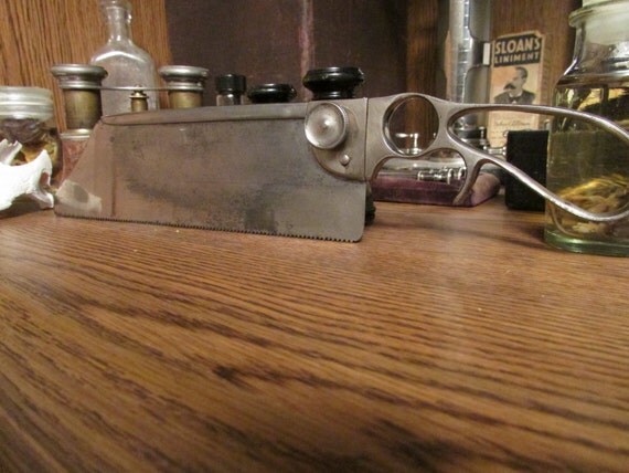 Antique Surgical Bone Saw From 1900’s by ManiacalMedical on Etsy