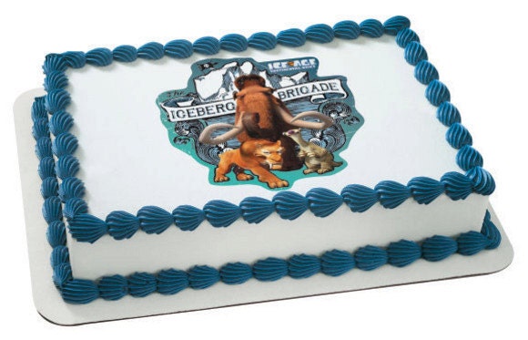 ICE AGE 4-Iceberg Brigade Edible Image Cake Topper Il_570xn