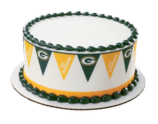 NFL-PENNANT-PACKERS- Borders Edible Image Cake Topper Il_570xn