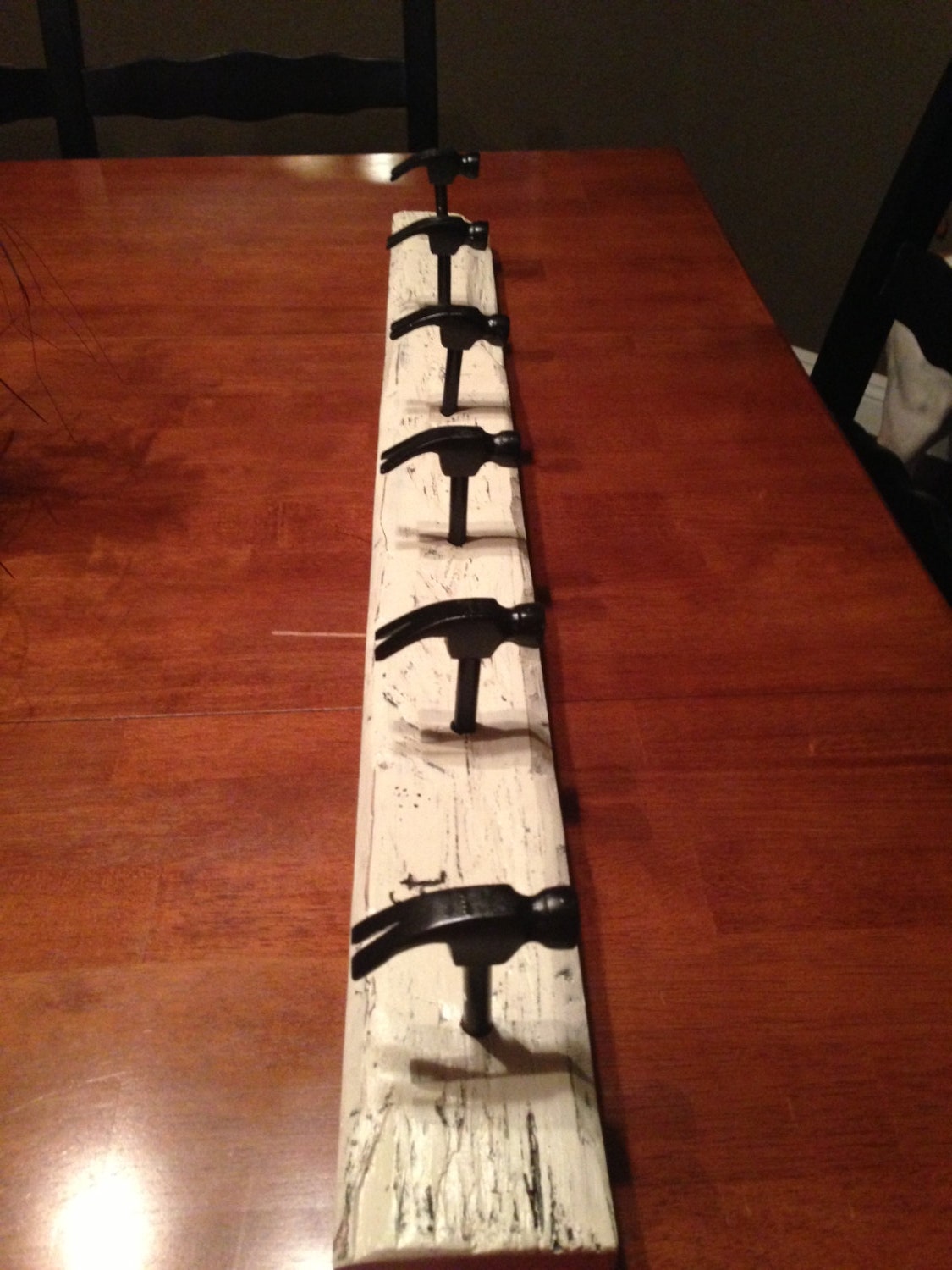 Items similar to Rustic repurposed wood coat racks. Very unique and one