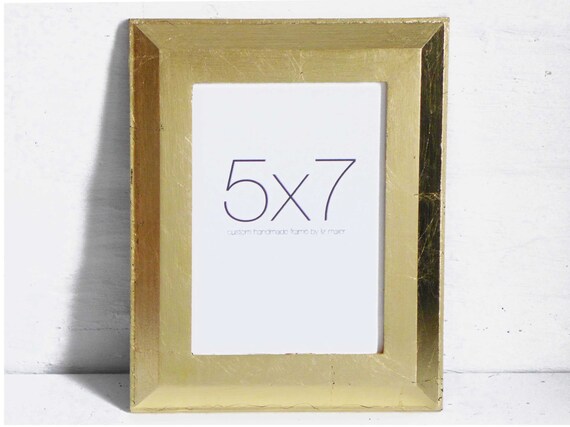 Items similar to 5x7 Picture Frame Gold, Wood on Etsy