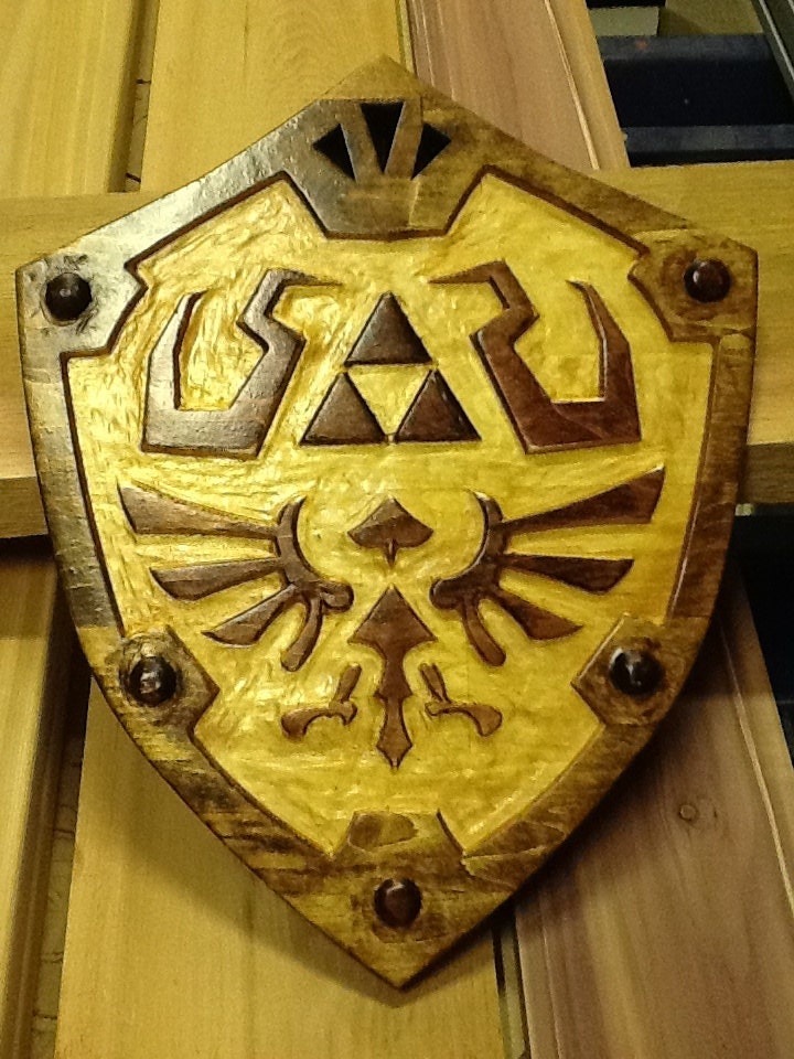 Legend of Zelda Shield by MidnightDesignsCL on Etsy