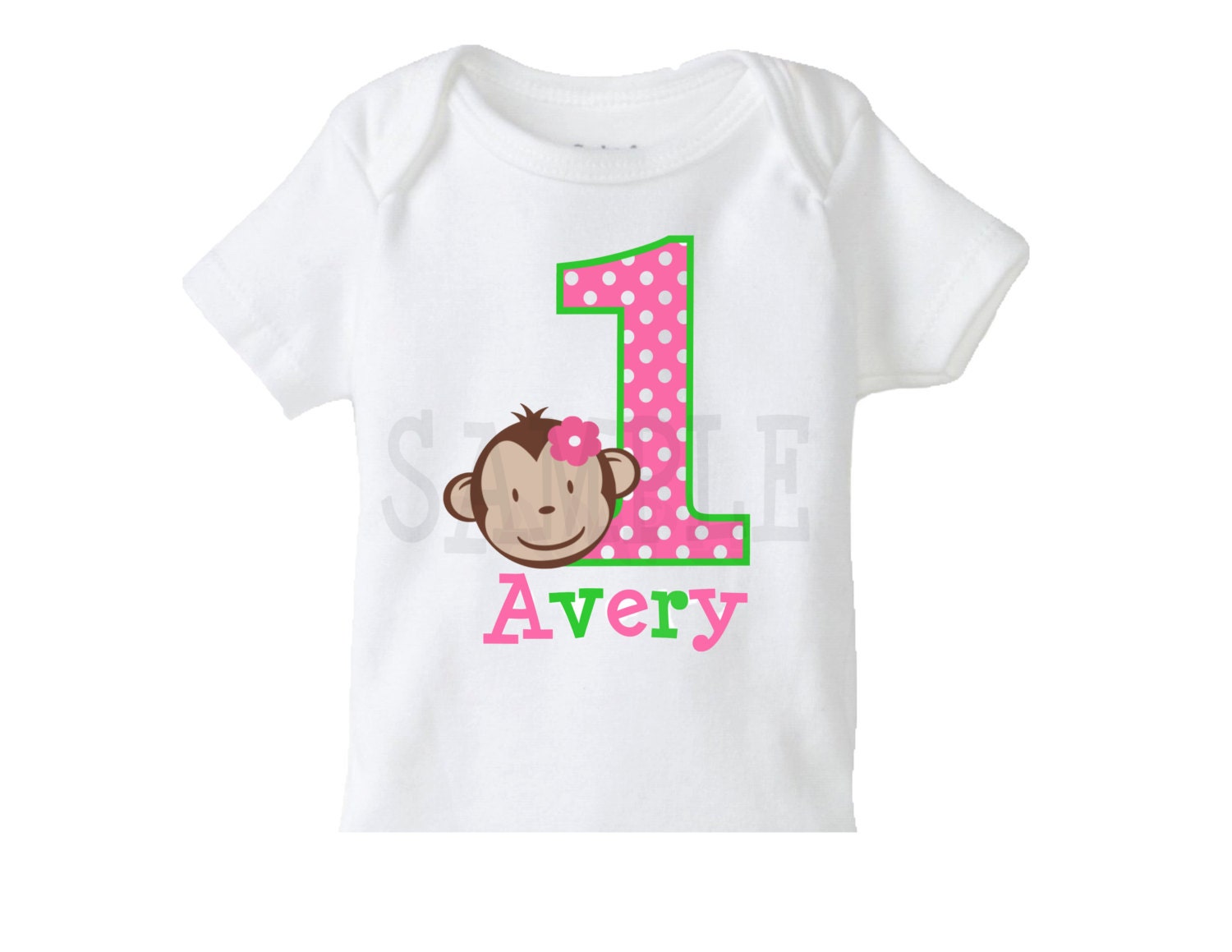 Monkey Birthday Tshirt or Onesie Monkey Birthday Shirt Boys or Girls Il_570xn