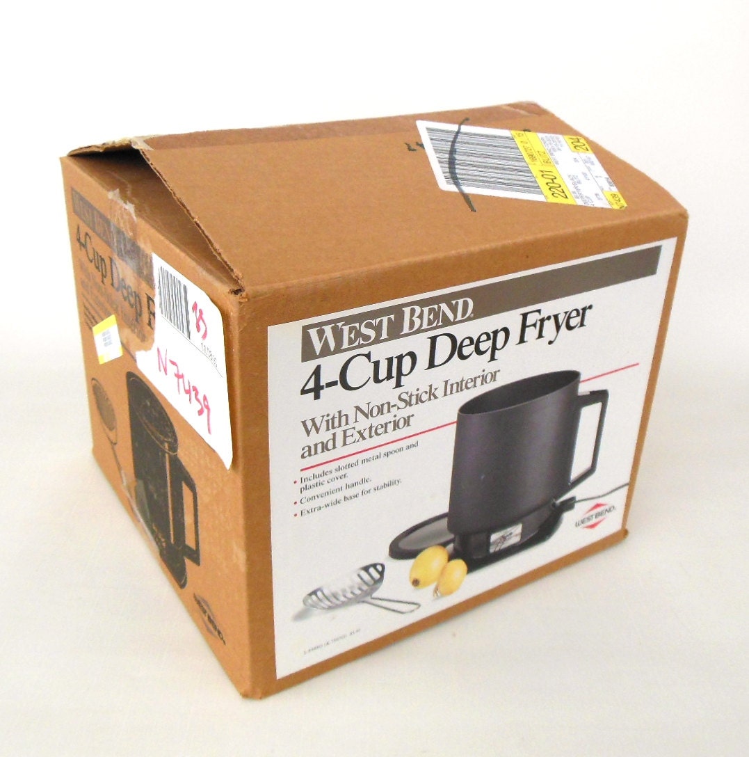 West Bend Deep Fryer Made in USA Unused Vintage by LaurasLastDitch